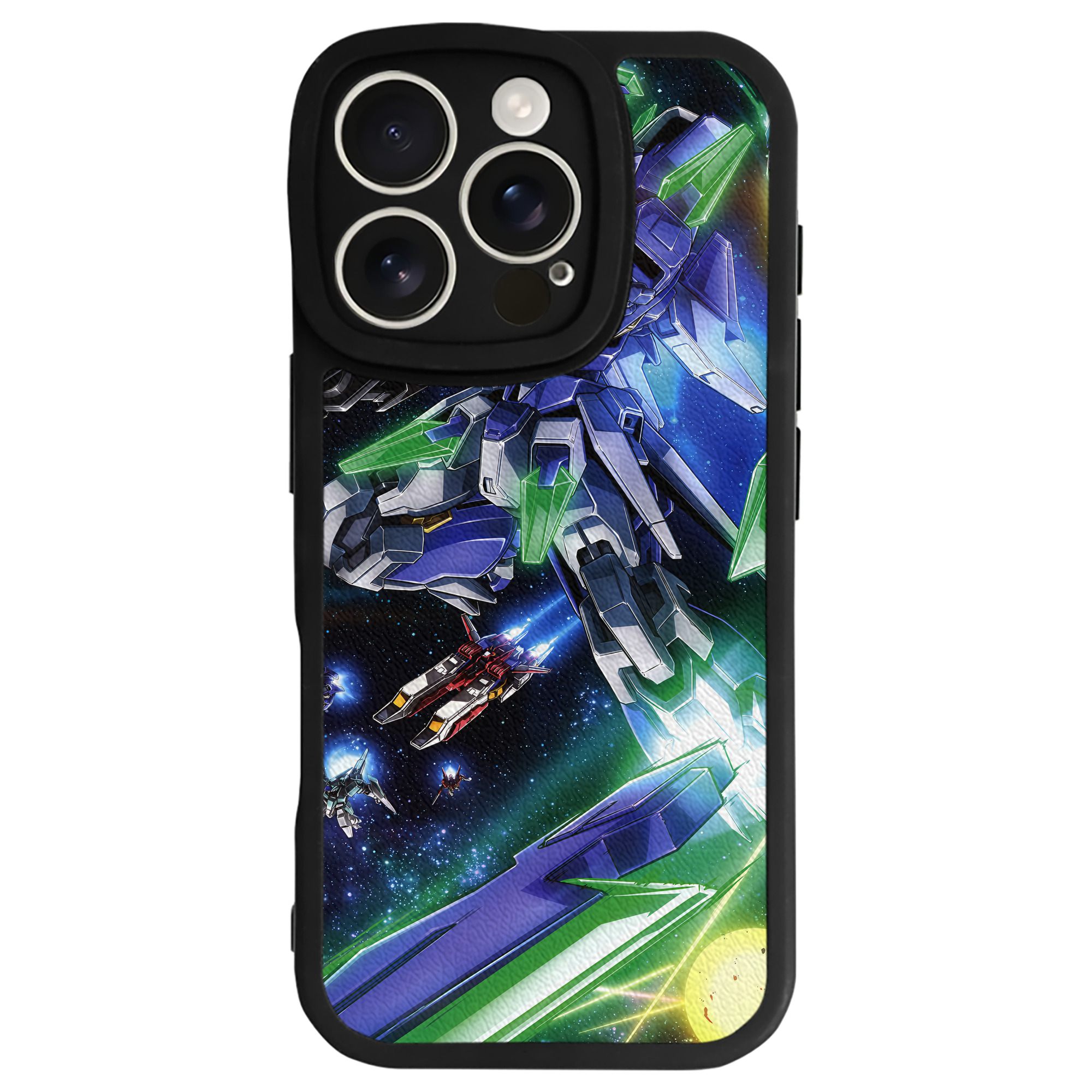 （画像用） 機動戦士ガンダム Mobile Suit Gundam 【iPhone 16シリーズ対応】シリコンスマホケース（レザー調） 材質：シリコン